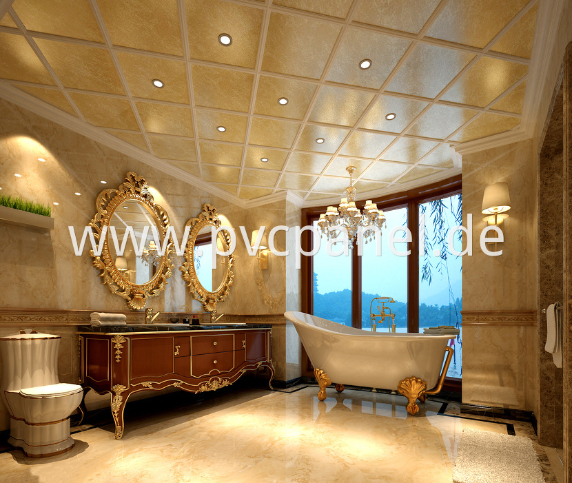 PVC marble ceiling